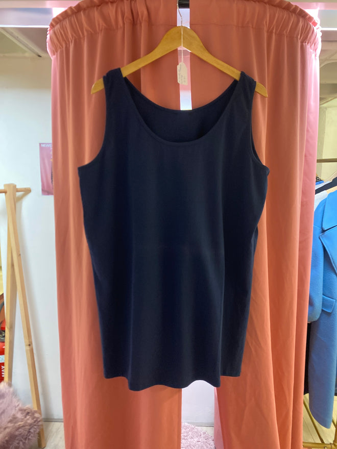 s0 donker blauwe tank top