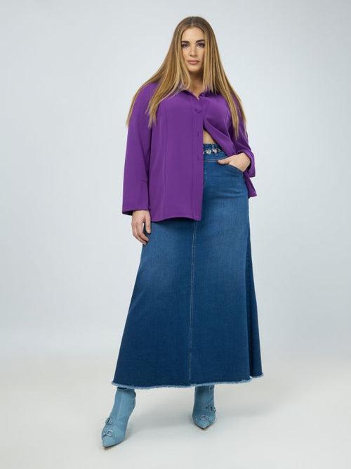 Mat Fashion Purple Blouse
