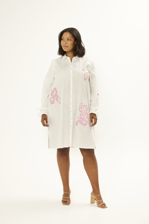 Amaya White Dress 219 by Anyday
