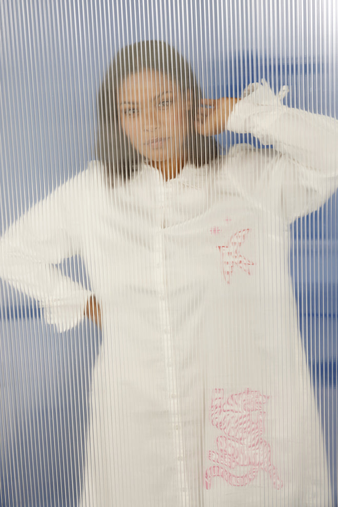 Amaya White Dress 219 by Anyday