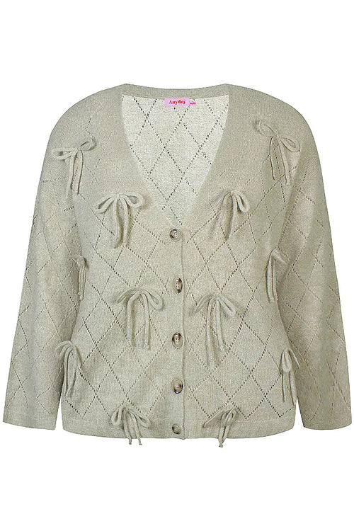 Elicia 252 Cardigan with Bows by Anyday