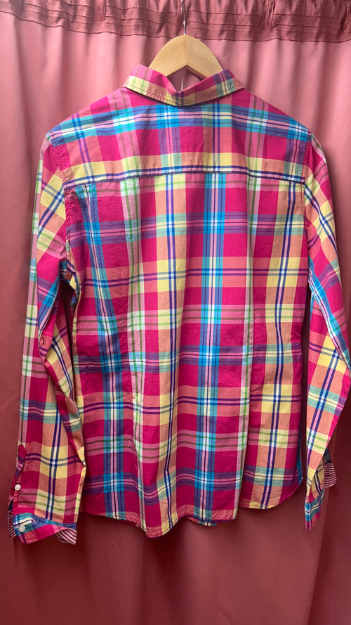 Joni's Closet Secondhand Geruit Multi Color Blouse