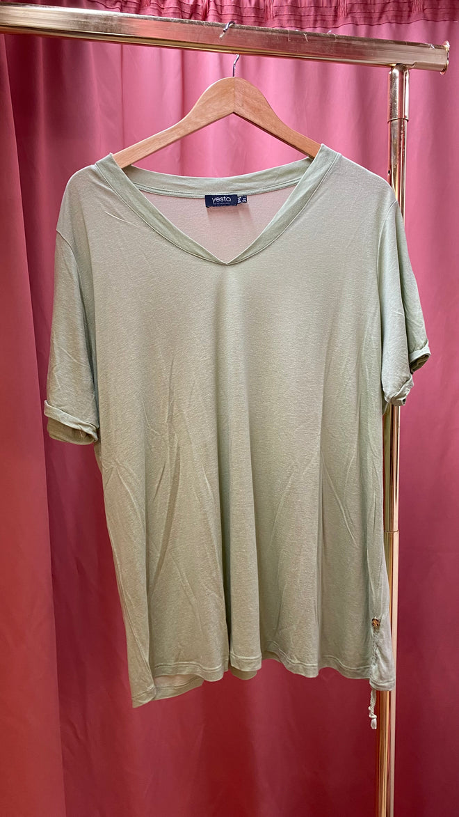 Secondhand groene shirt Yesta S5