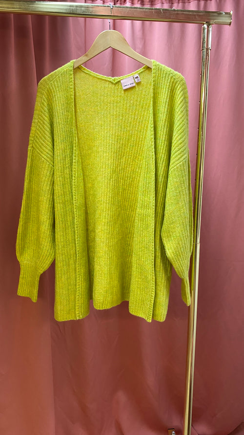 Secondhand lime groene vest Simple Wish S6