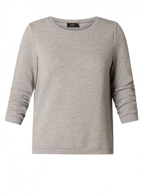 Venora Essential Sweater by Yesta (available in Grey & Red)