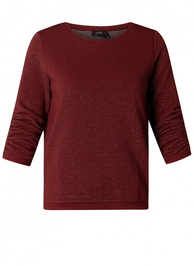 Venora Essential Sweater by Yesta (available in Grey & Red)