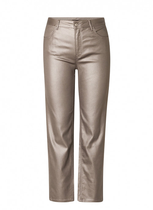 Sara Silver Grey Pants with stretch by Yesta