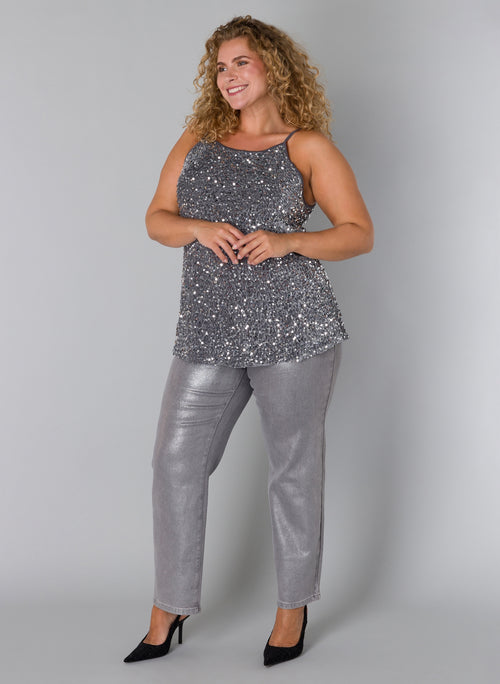 Tamara Glitter Trousers by Yesta