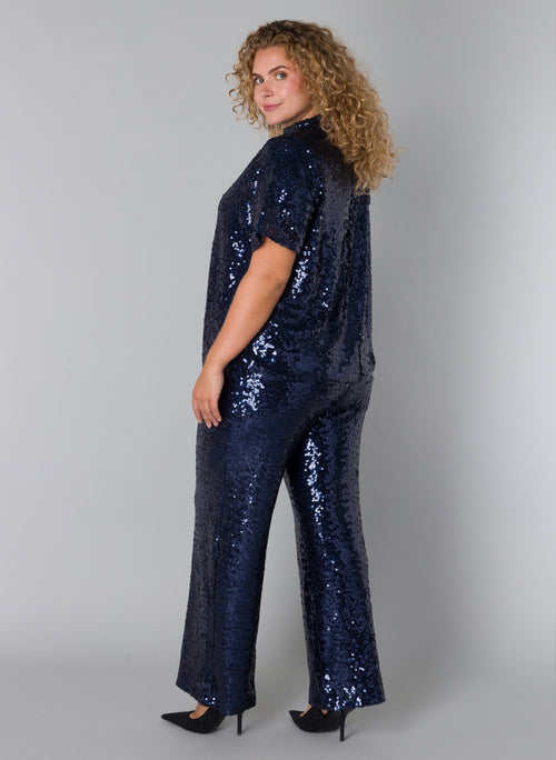 Wincy Essential Sequin trousers by Yesta (in blue or black)