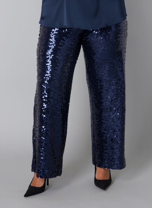 Wincy Essential Sequin trousers by Yesta (in blue or black)