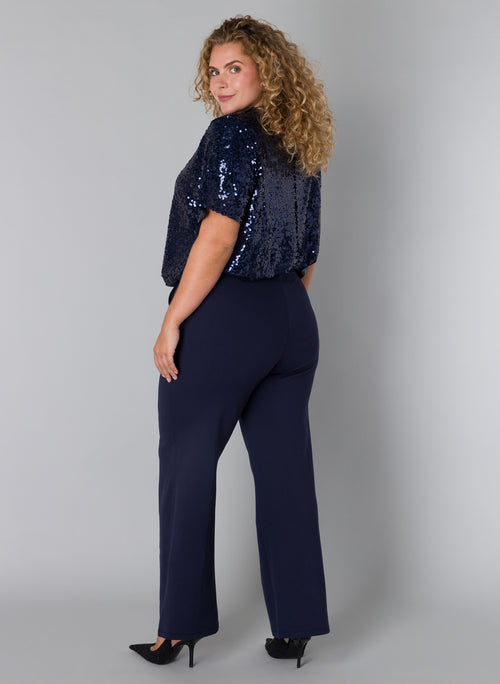 Jille Essential Blue Trousers by Yesta