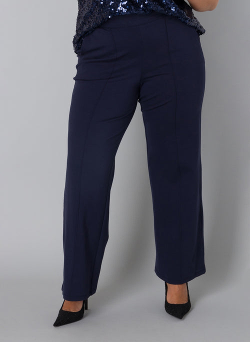 Jille Essential Blue Trousers by Yesta