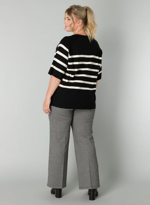 Rosalien Striped Sweater by Yesta