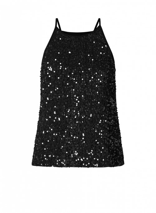 Tineke glitter top by Yesta (in grey or black)