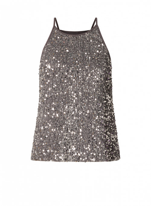 Tineke glitter top by Yesta (in grey or black)