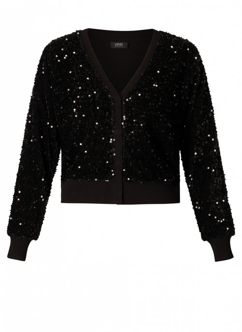 Trijntje Glitter Cardigan by Yesta