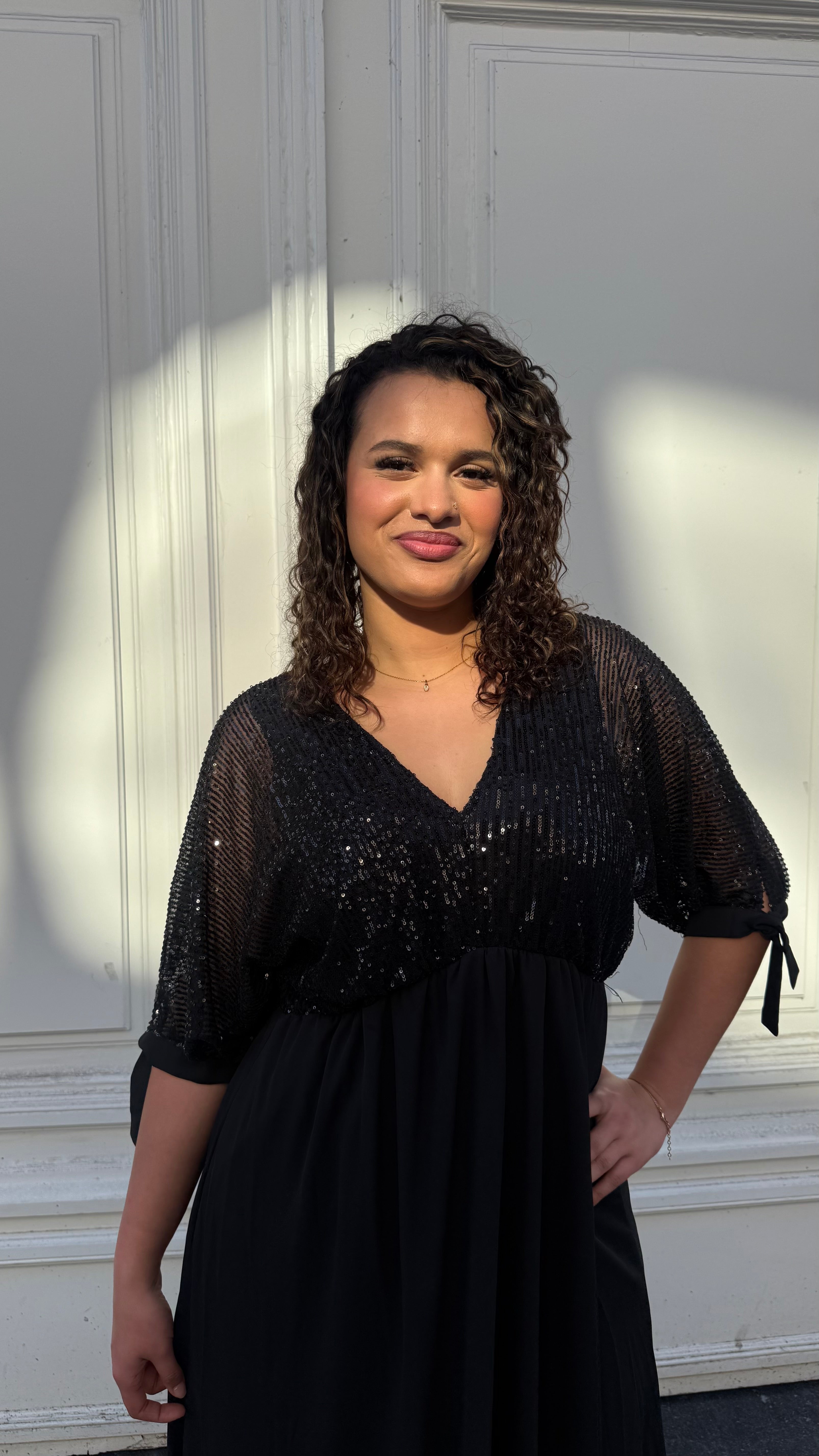 92743 Glitter dress by Curviss (Available in 2 colors)