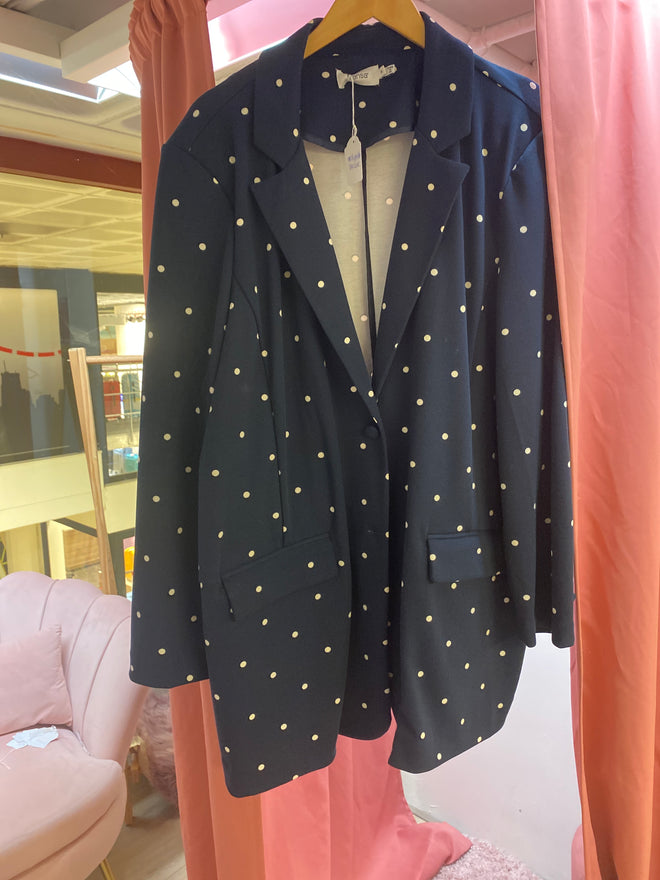 romy's closet gestippelde blazer