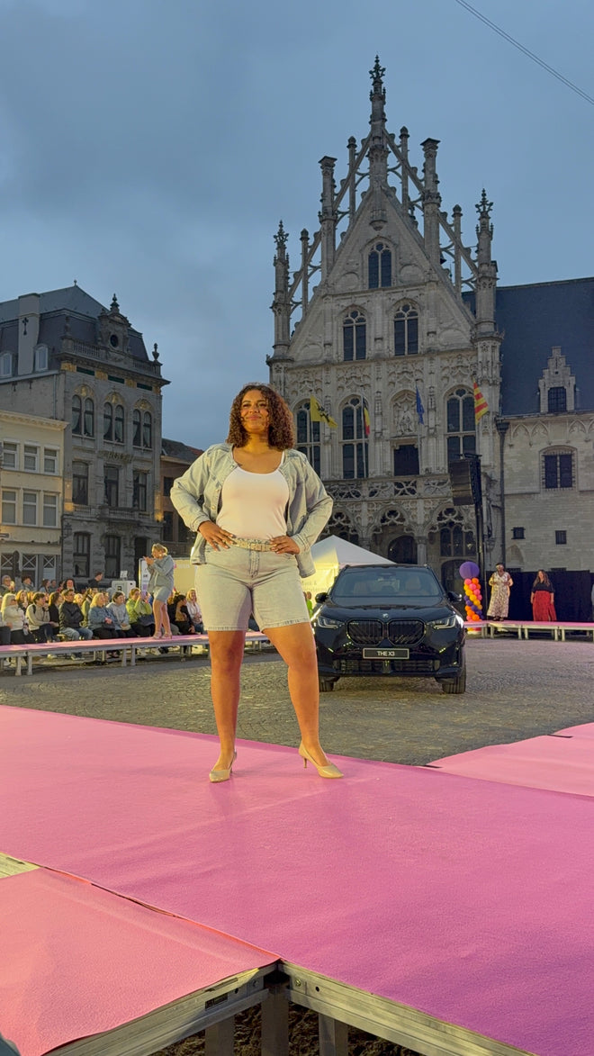 Maia Denim Shorts By Kaffe Curve CATWALK COLLECTION