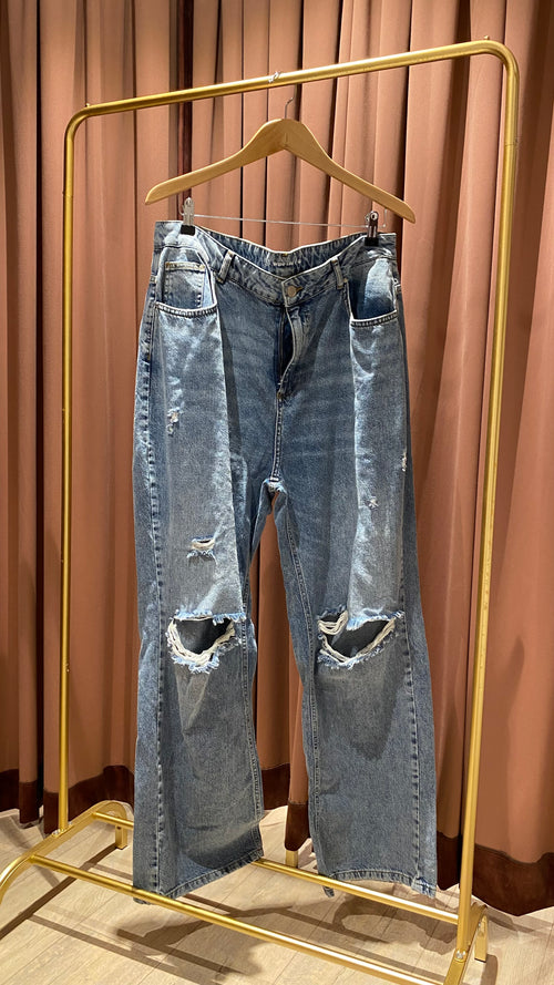 Secondhand licht blauwe jeans MS Mode S4