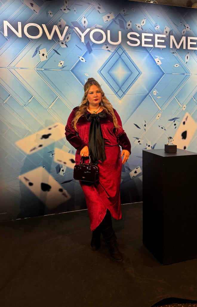 Velvet Skirt 17565 by Curviss (Available in 2 colors)