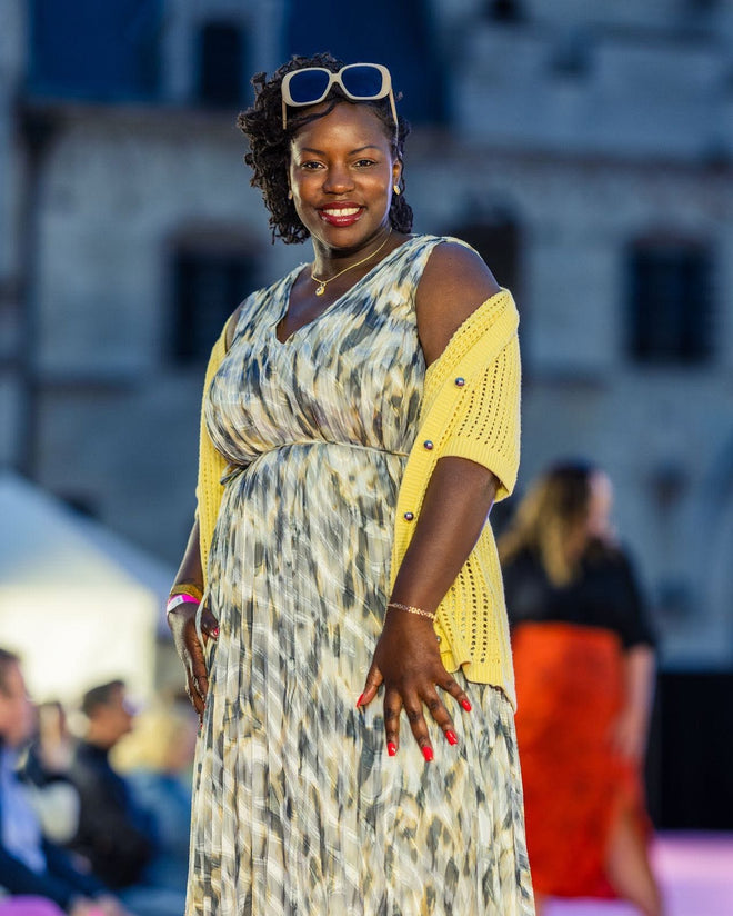 Solara butteryellow cardigan By Kaffe Curve CATWALK COLLECTION