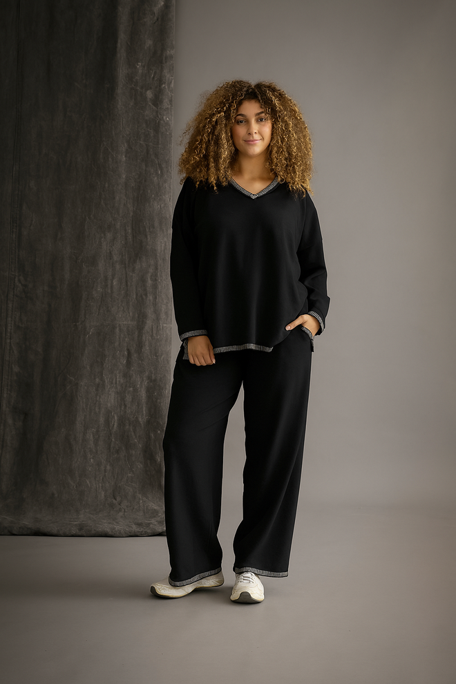 Kogle Black Pants by Zhenzi