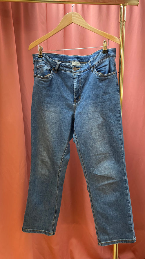 Secondhand donker blauwe jeans Kaffe S6