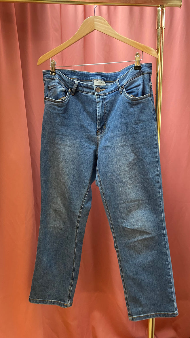 Secondhand donker blauwe jeans Kaffe S6