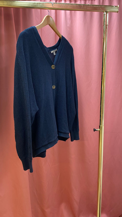 Secondhand blauwe cardigan Esprit S5