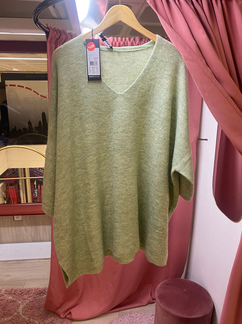 Niovi Green Sweater