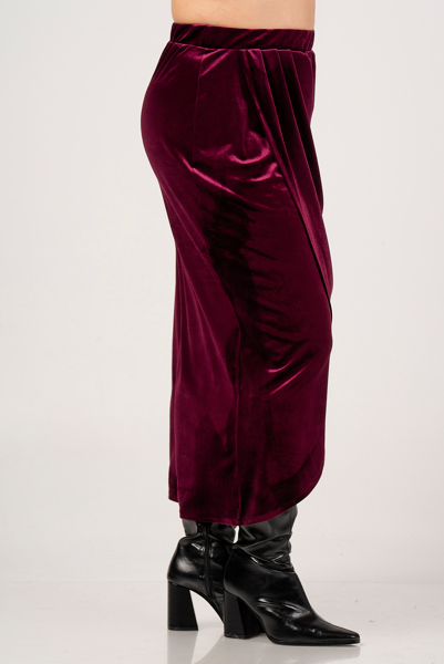 Velvet Skirt 17565 by Curviss (Available in 2 colors)