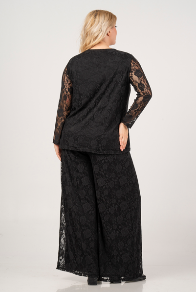 Lace Blouse 39960 by Curviss
