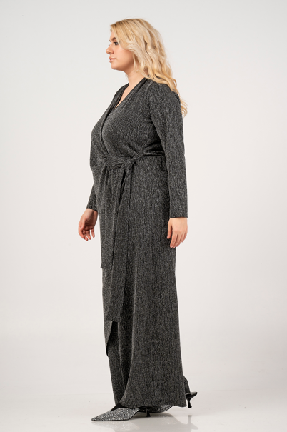 Black Silver Special Jumpsuit 47450 by Curviss