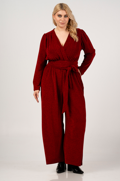 Red Jumpsuit 47456 by Curviss