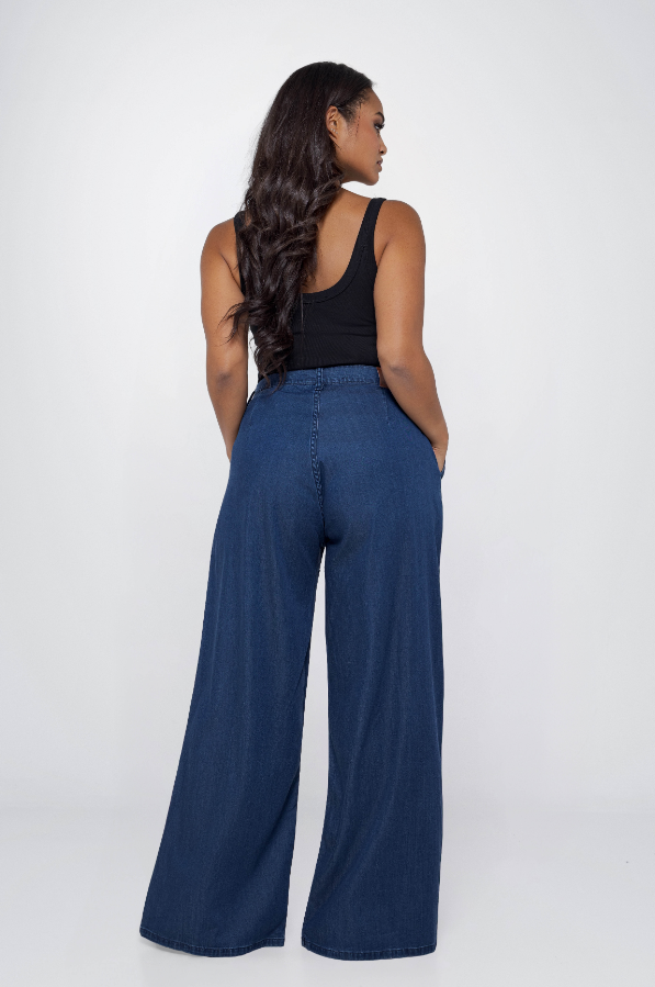Fox Factor Dakota Grace Blue Wide Leg Jeans for Curves NEW MODEL SS26