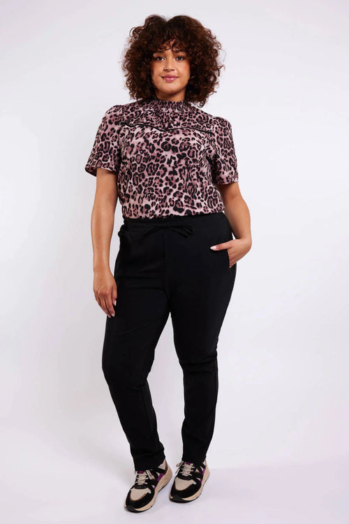 Exxcellent Ruby Black Trousers