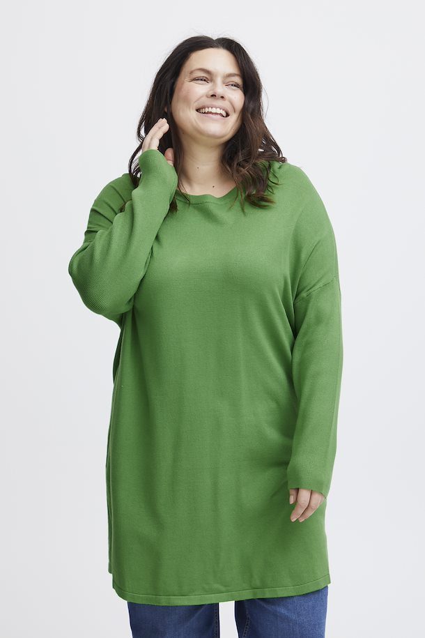 Simple Wish Blume Green Knitwear Dress