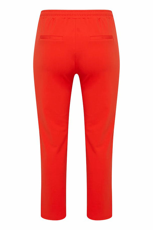 Fransa Bright Red Suit Trousers